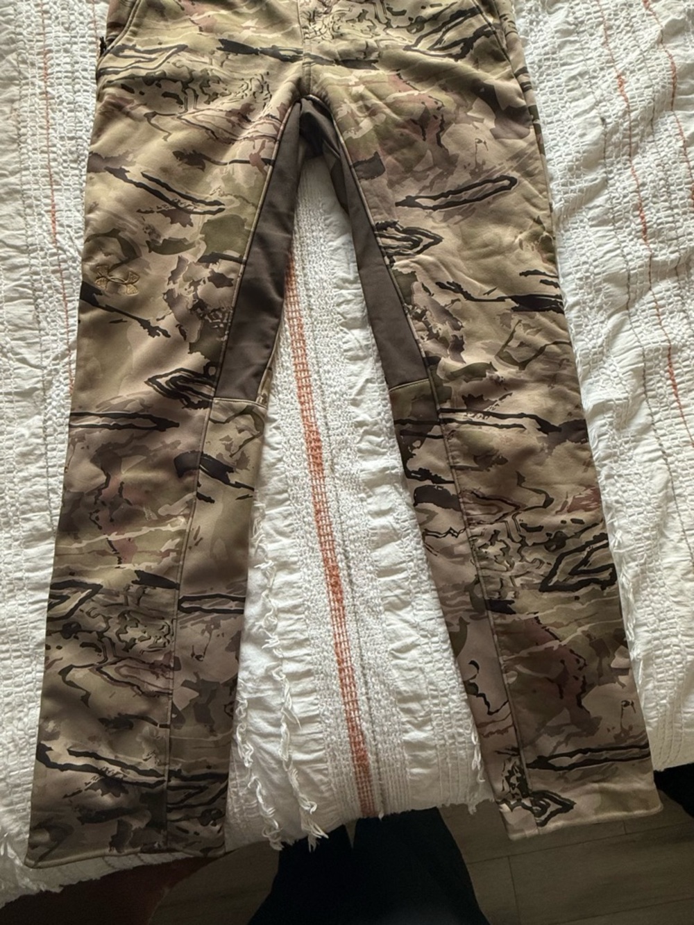 Under Armour Camo Track Pants in Green and Brown